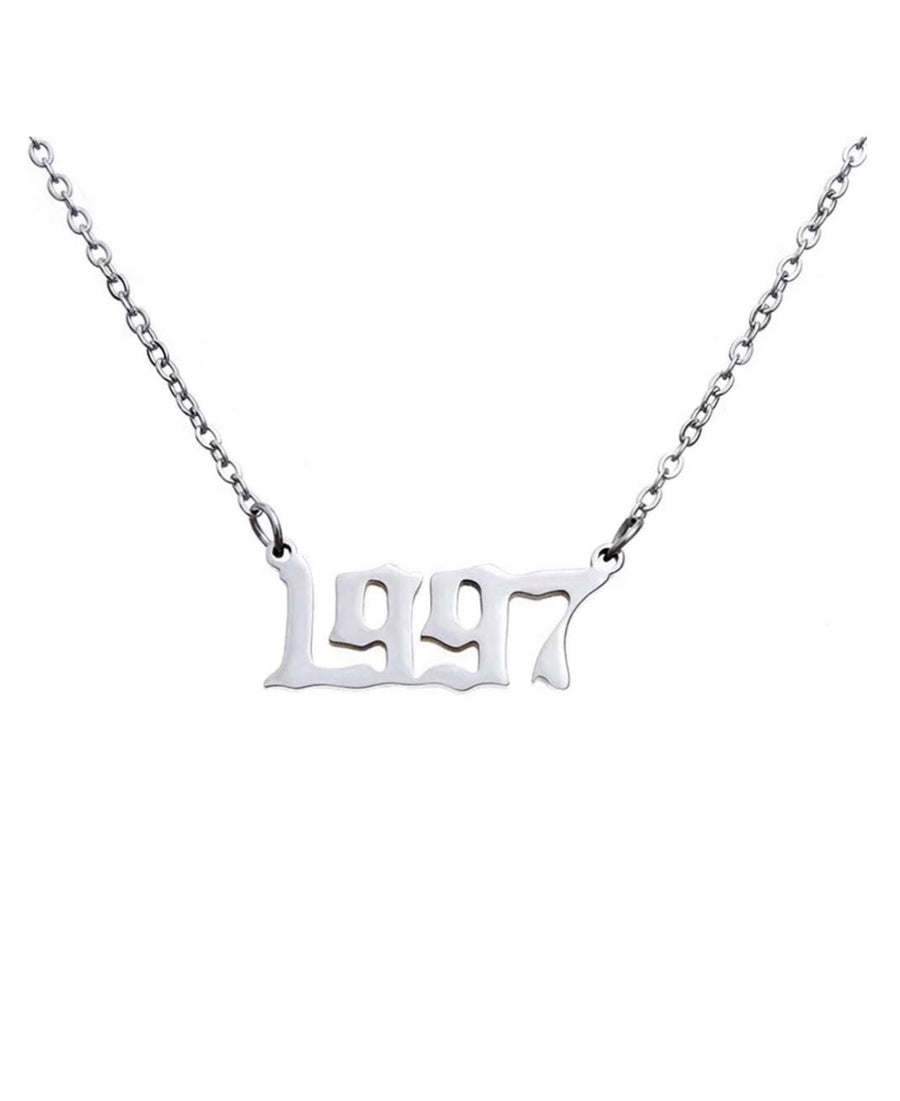 Personalize Necklace Special Date Year Number