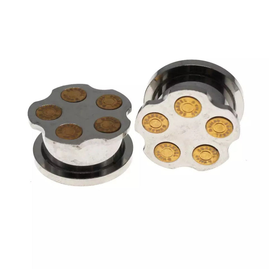 Five-Round Revolver Ear Plugs | 6mm - 16mm - Pair