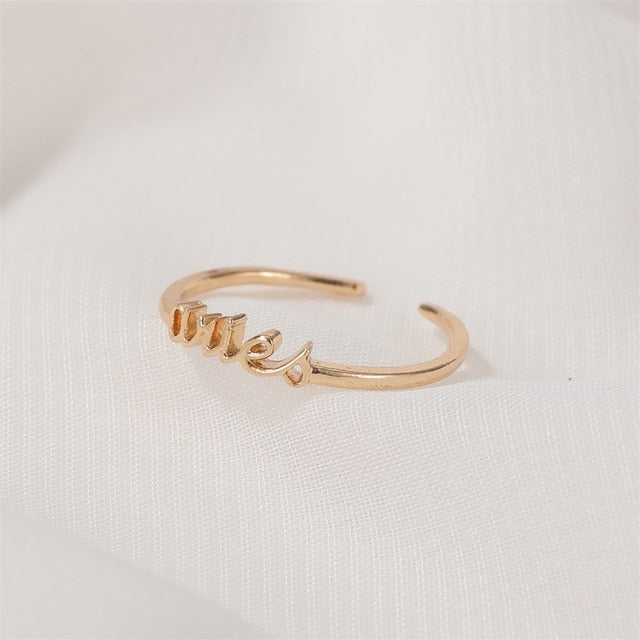 Gold Stackable Zodiac Rings