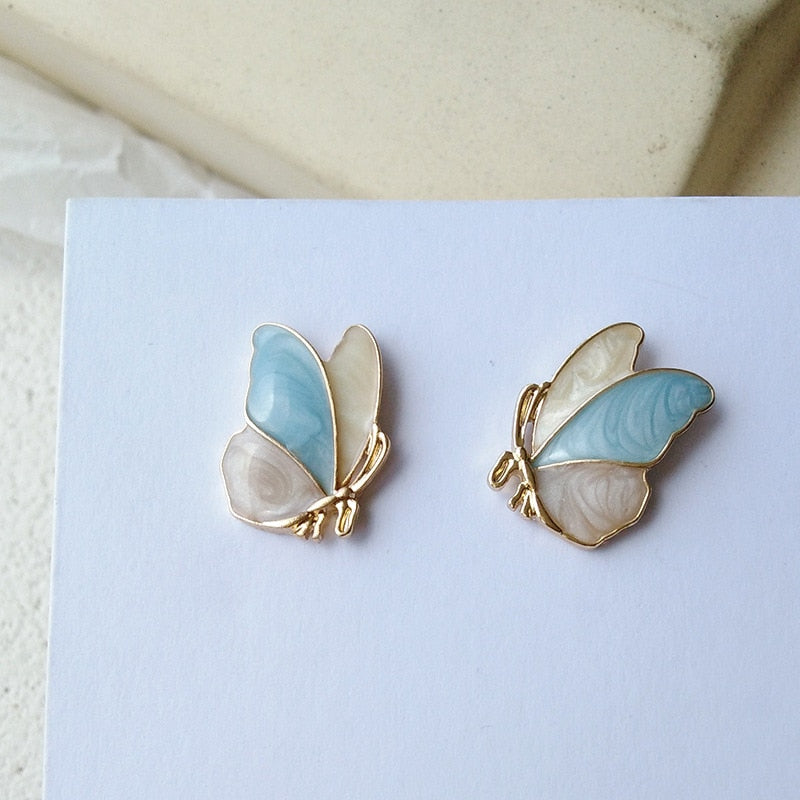 Butterfly Clip On Earrings