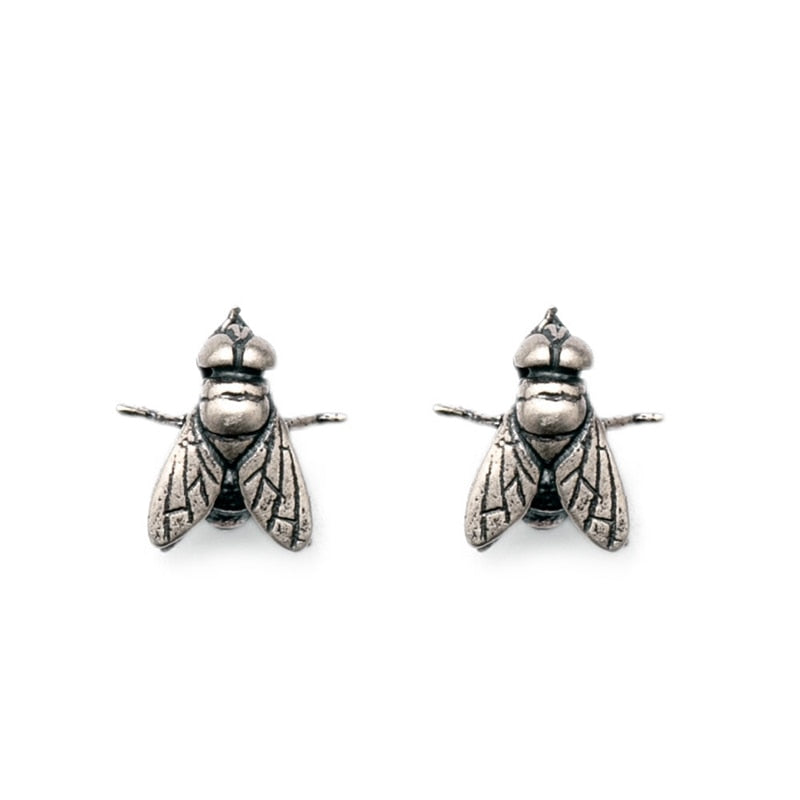 Black Fly outlets Stud Earrings