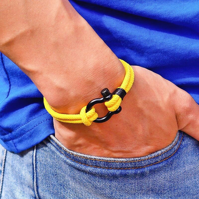 Men's Lucky Rope Bracelet 18cm - 21m