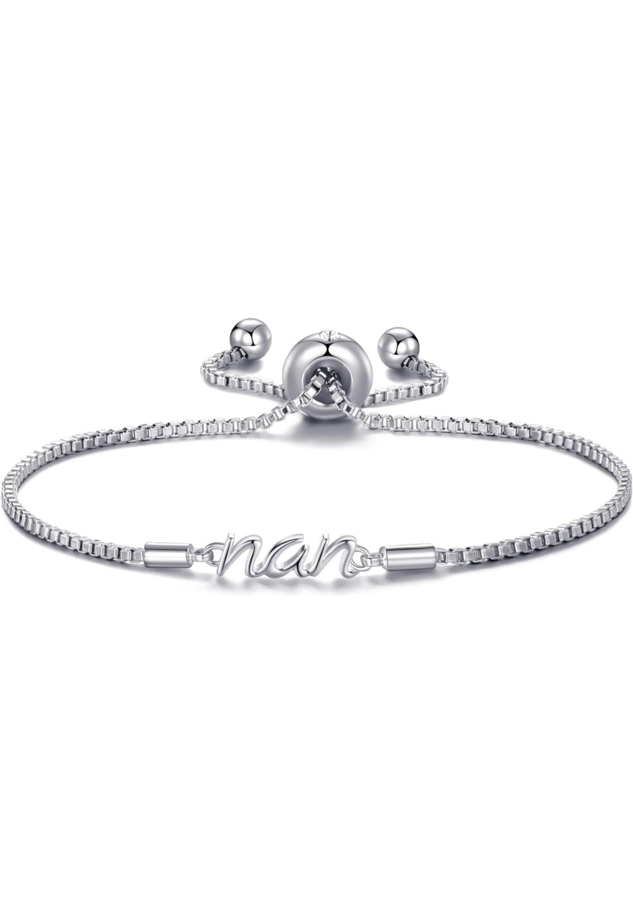 Stainless Steel Adjustable Box Chain Family Bracelet