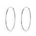 Women's Sterling Silver Oversized Large Hoop Earrings 30mm - 50mm