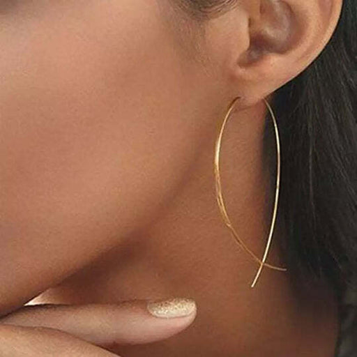 Simple Thin Dangle Drop Earrings