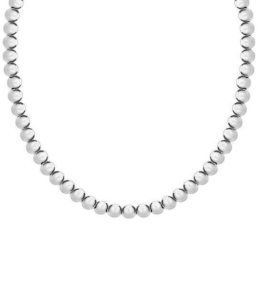 Silver Ball Bead Necklace 4mm - 10mm