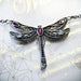 Women's Sterling Silver Dragonfly Necklace