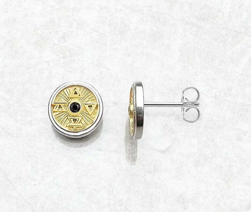 Sterling Silver Elements Of Nature Stud Earrings