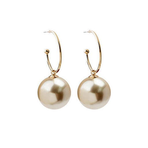 Big Simulated Pearl Drop Earring Collection