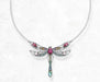 Women's Sterling Silver Dragonfly Necklace