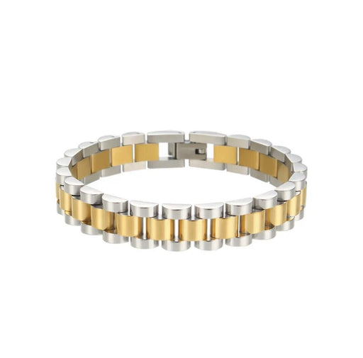 Stainless Steel  Signature Watch Link Bracelet Unisex
