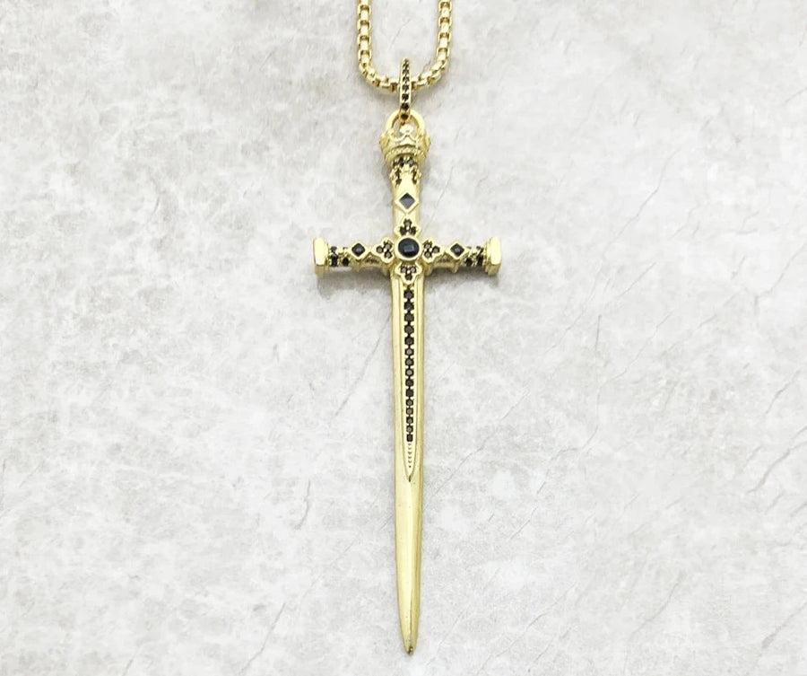 Sterling Silver Excalibur Sword Necklace Collection