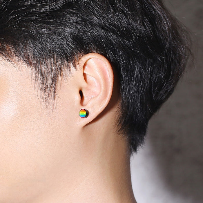LGBTQ Pride Rainbow Stud Earring Collection