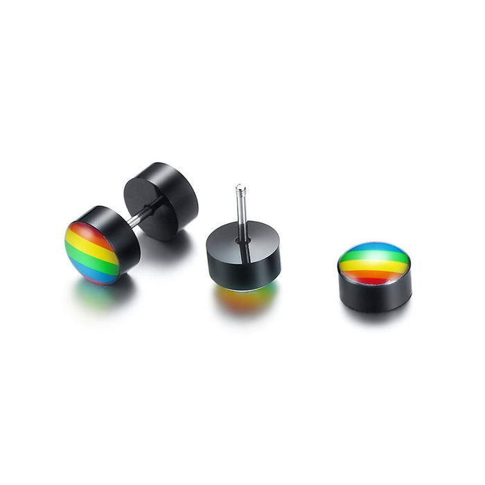 LGBTQ Pride Rainbow Stud Earring Collection