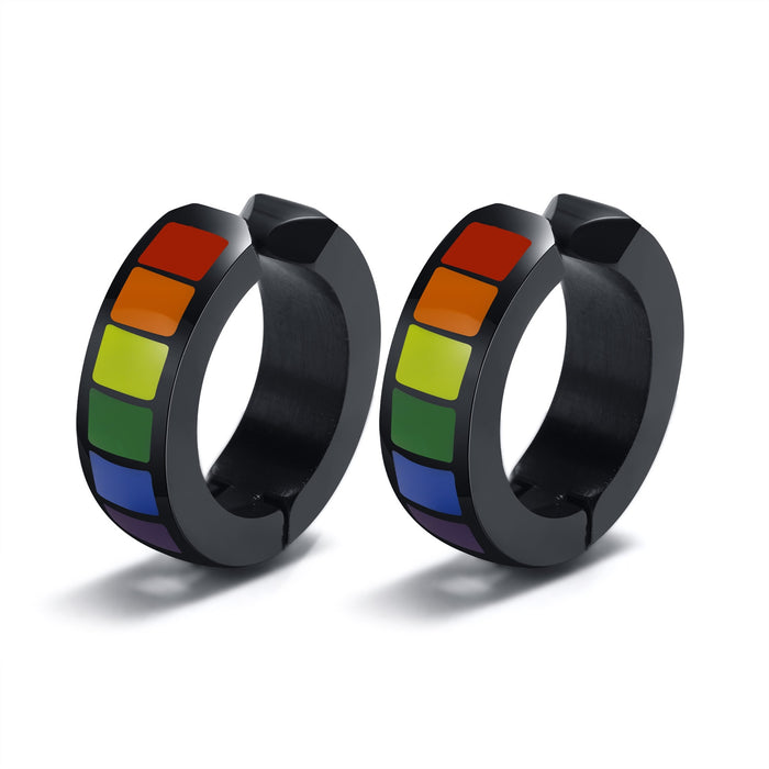 LGBTQ Pride Rainbow Stud Earring Collection