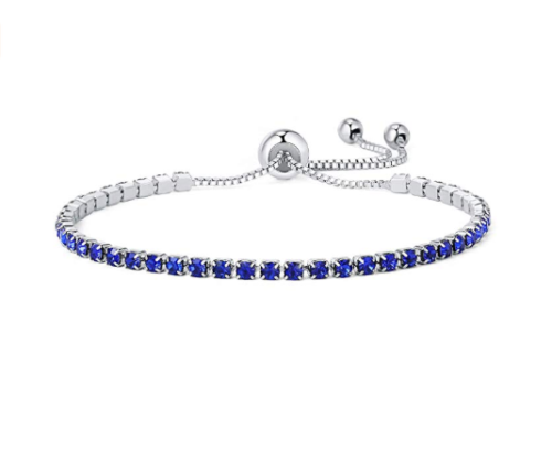 Diamond Cut CZ Sterling Silver Bracelet