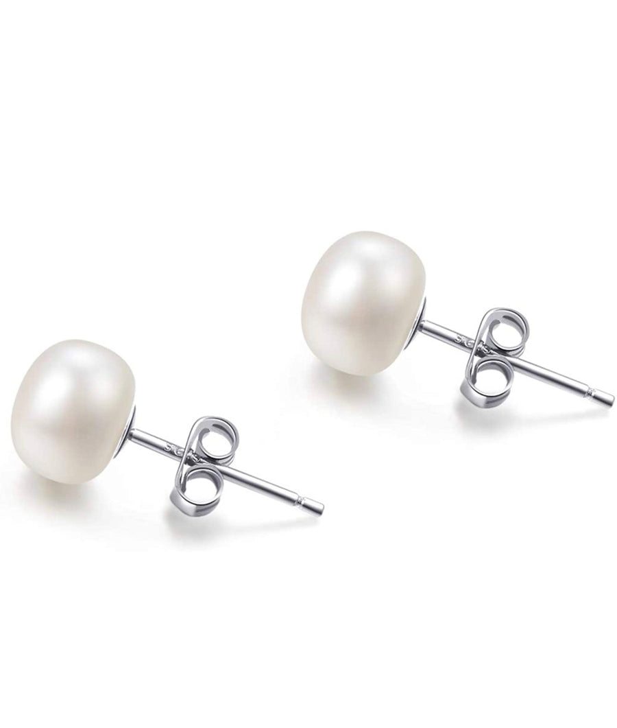 Sterling Silver Freshwater Pearl Stud earrings
