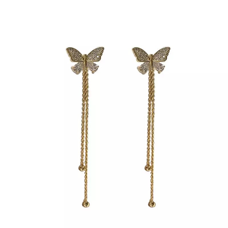Butterfly Tassel Drop Earring Collection