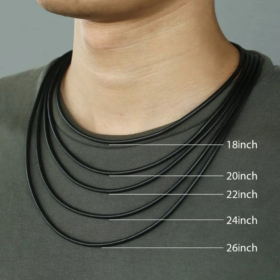 Mens string necklace store