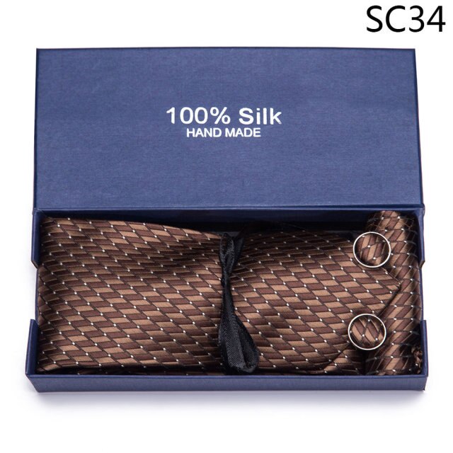Men's Tie & Cufflink Gift Box Collection