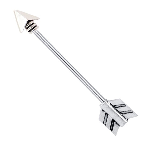 Surgical Steell Industrial Arrow Barbell Piercing Collection