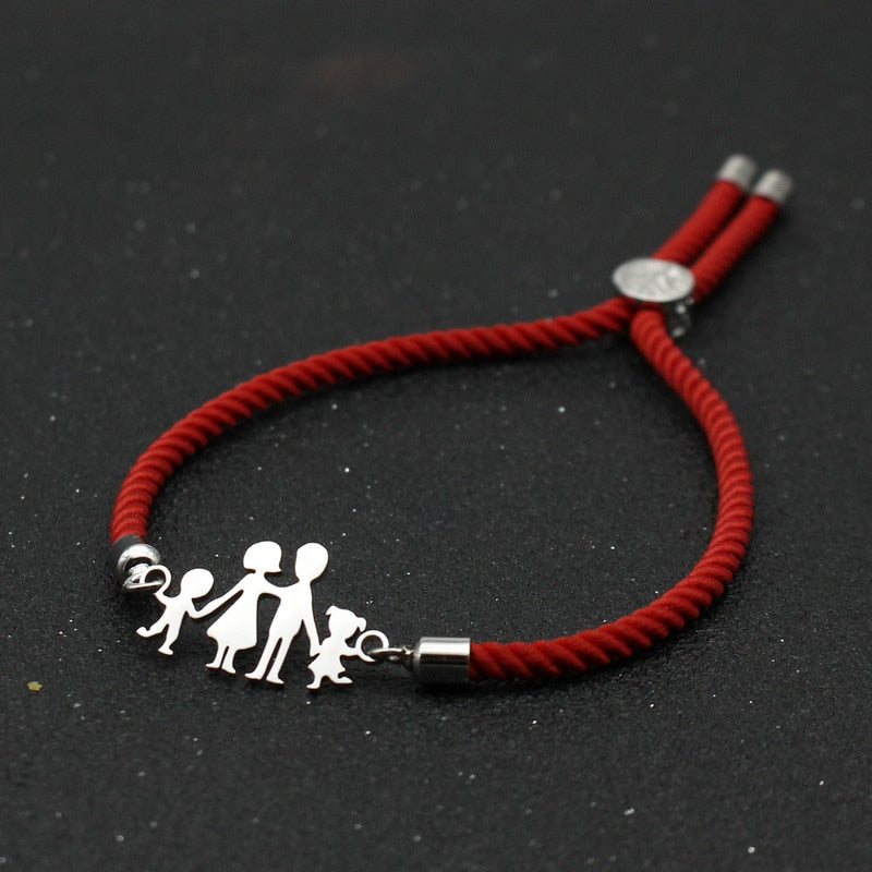 Adjustable Family Rope Bracelet
