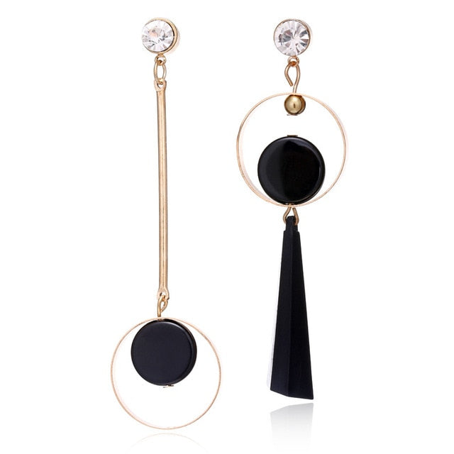 Black & Gold Tone Drop Earring Collection