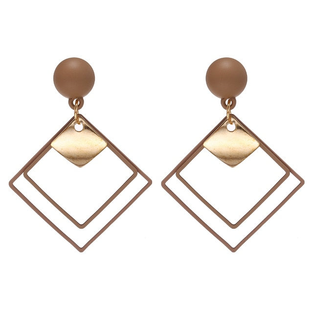 Black & Gold Tone Drop Earring Collection