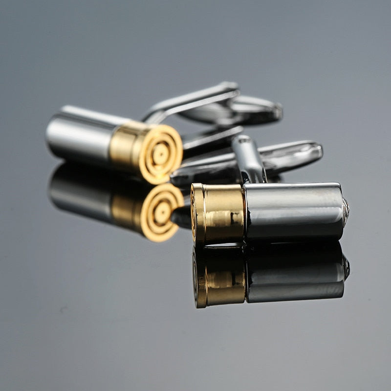 Men’s Bullet Shell Ammunition Cufflinks