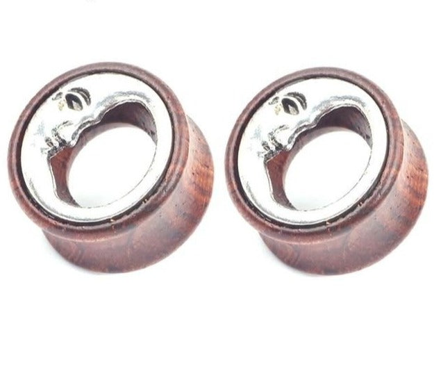 Wood & Bronze Vintage Style Ear Plug Collection 8mm - 30mm