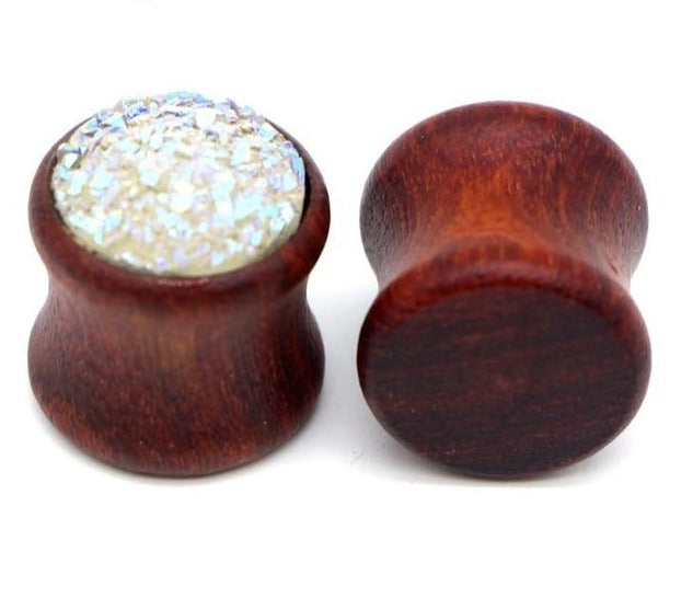 Wood & Bronze Vintage Style Ear Plug Collection 8mm - 30mm