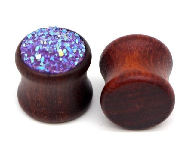 Wood & Bronze Vintage Style Ear Plug Collection 8mm - 30mm