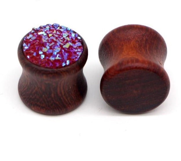 Wood & Bronze Vintage Style Ear Plug Collection 8mm - 30mm