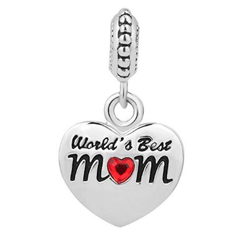 Worlds Best Mum I Love you Charm
