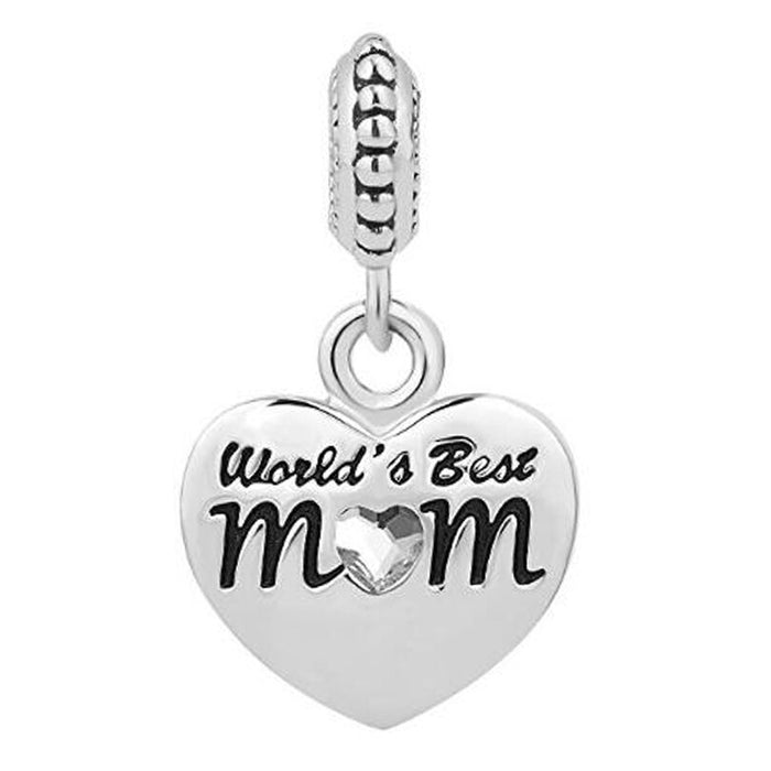 Worlds Best Mum I Love you Charm