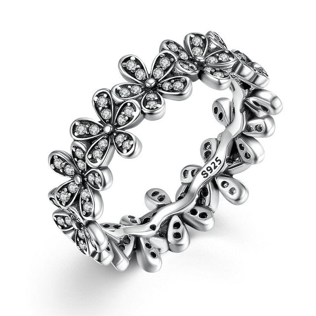 Sterling Silver Stackable Lucky Fashion Ring Collection