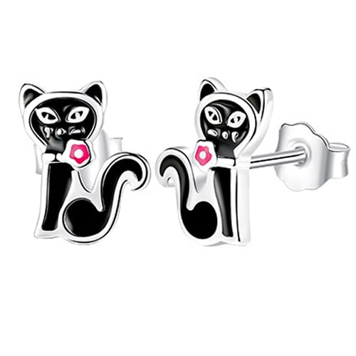 Sterling Silver Cute Animal Stud Earring Collection