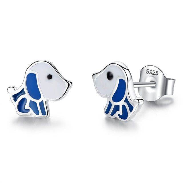 Sterling Silver Cute Animal Stud Earring Collection