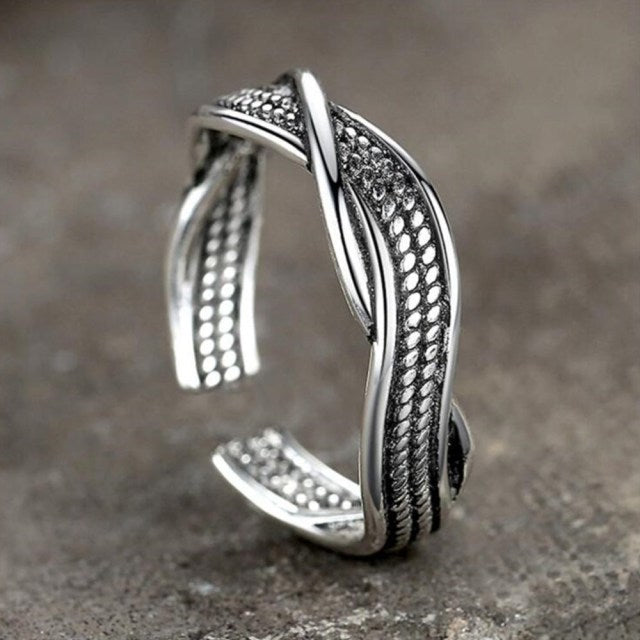 Sterling Silver Adjustable Stackable Ring Collection