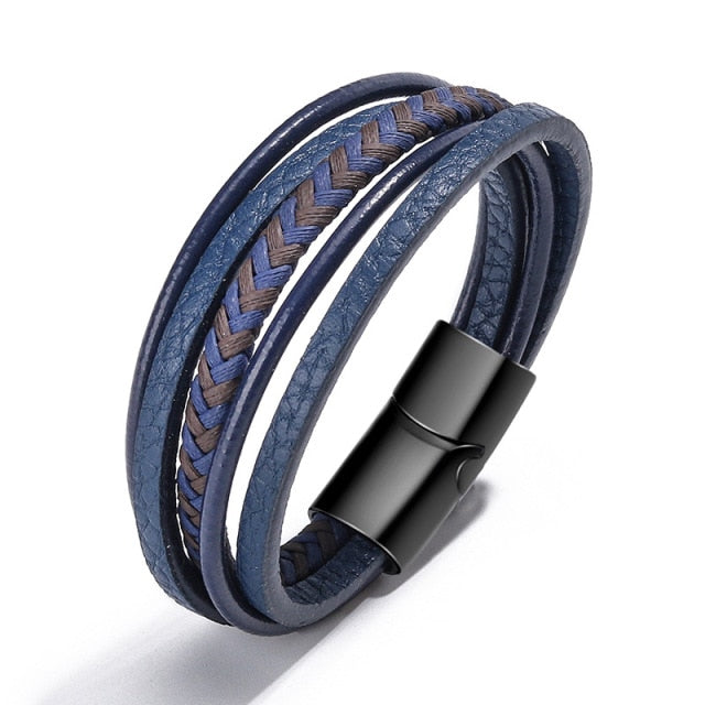 Leather multilayered Bracelet