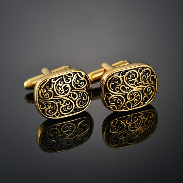Men's Gold Cufflink Collection – Halo’s London