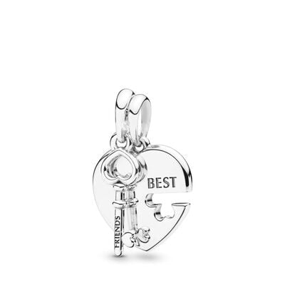 925 Sterling Silver Heart Charm Collection
