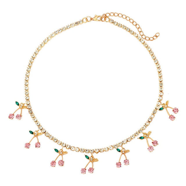 Butterfly Crystal Choker Necklace  Collection
