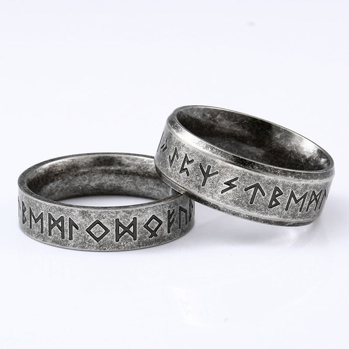 Antient Aztec Antikstahl Unisex Ring