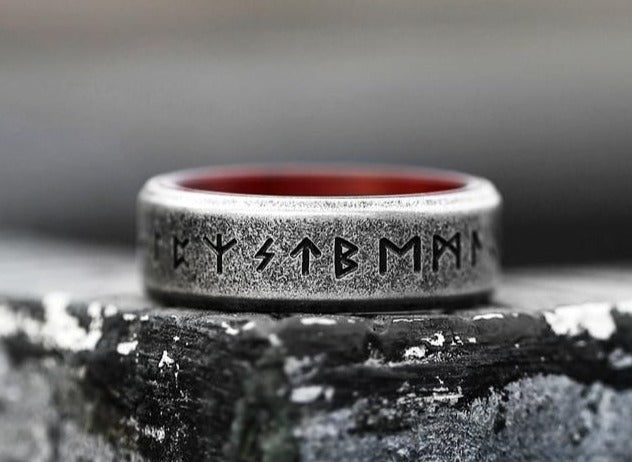 Antient Aztec Antikstahl Unisex Ring