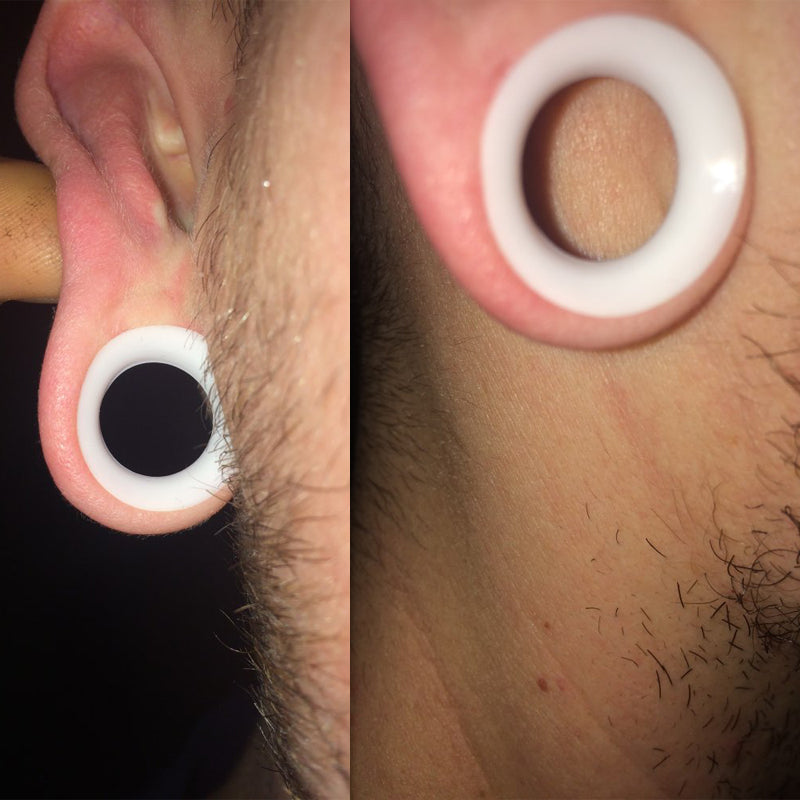 Flared Ear Plugs Flesh Tunnel Ear Stretcher 4mm - 12mm