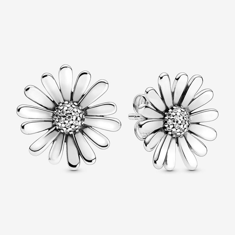 Pandora daisy sale stud earrings