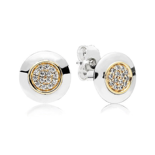 Sterling Silver Flower & Circle Stud Earring Collection