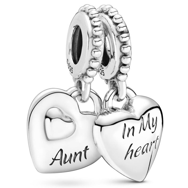 925 Sterling Silver Aunt Charm Pendant