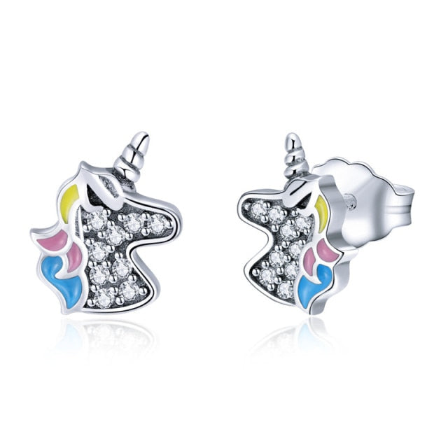 Sterling Silver Girls  Cute Earring Collection